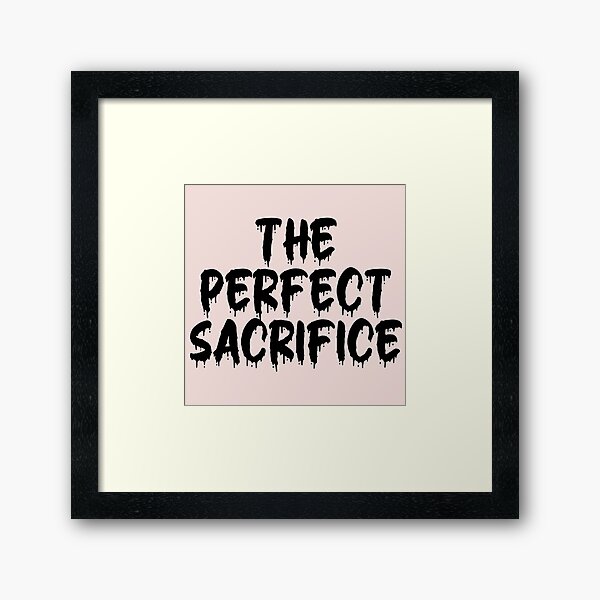 Item preview, BLACK ON PINK THE PERFECT SACRIFICE BLOOD DRIP designed and sold by RomeArtCo.