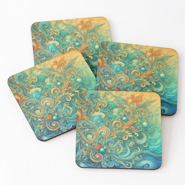 Item preview, Flowing Waves of Fantasy designed and sold by LegademaArt.