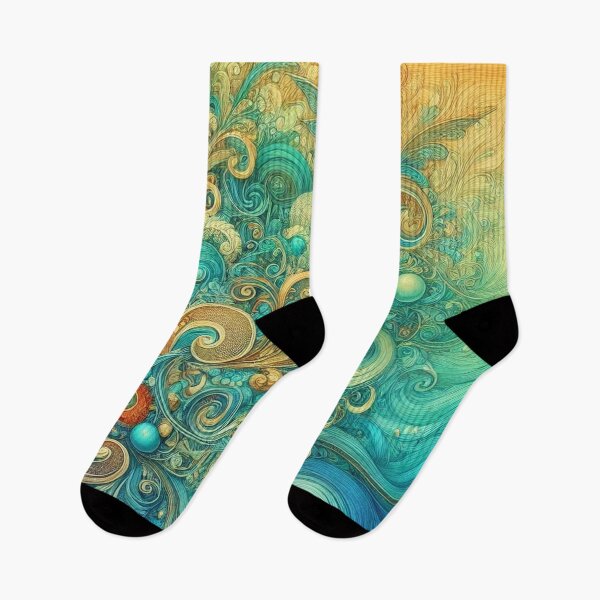Item preview, Flowing Waves of Fantasy designed and sold by LegademaArt.