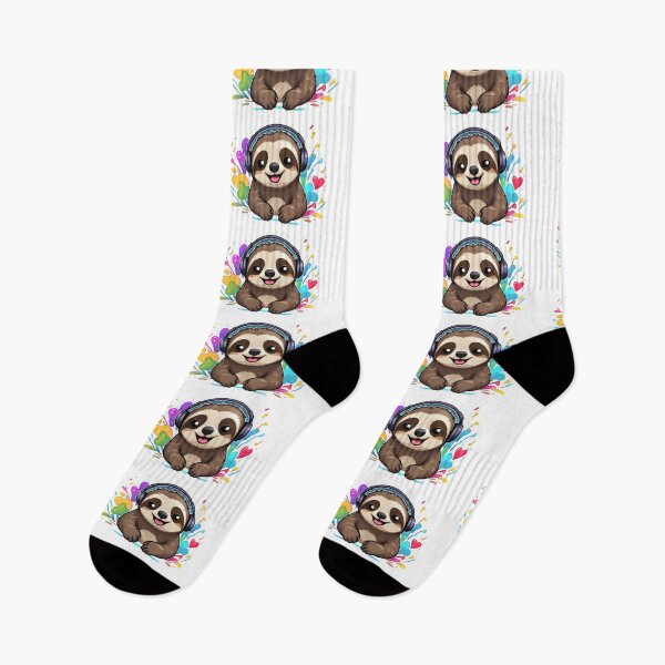 Item preview, Melodic Sloth: Dancing to the Beat. designed and sold by shoula7art.