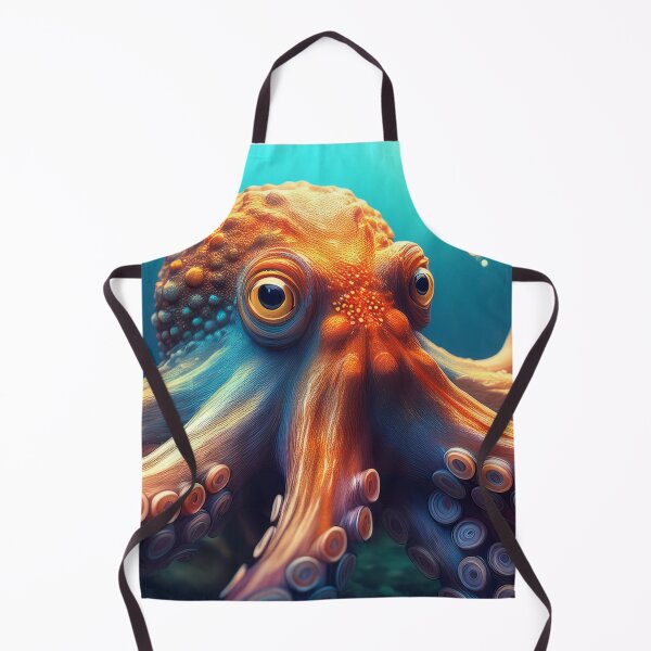 Item preview, Octopus in orange designed and sold by hhh-art.