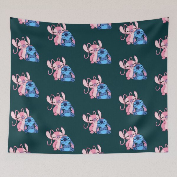 Aperçu de l'œuvre Conception Stitch de Leo, ange et dessin animé Stitch T-shirt Stitch créée et vendue par godahassan.