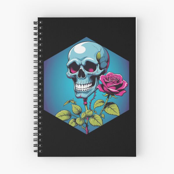 Item preview, Skull and Rose Cartoon designed and sold by AbsoluteA.