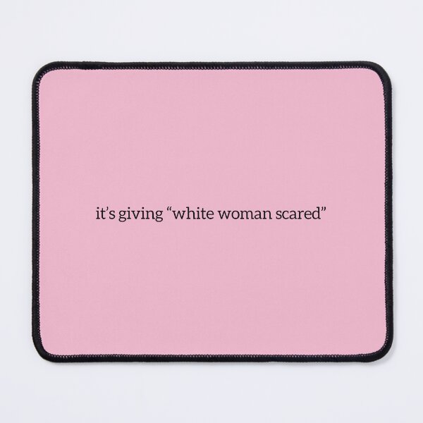 Item preview, Leah Love Island White Woman Scared Quote designed and sold by bubblytank.
