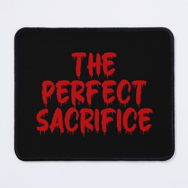 Item preview, RED ON BLACK THE PERFECT SACRIFICE BLOOD DRIP designed and sold by RomeArtCo.