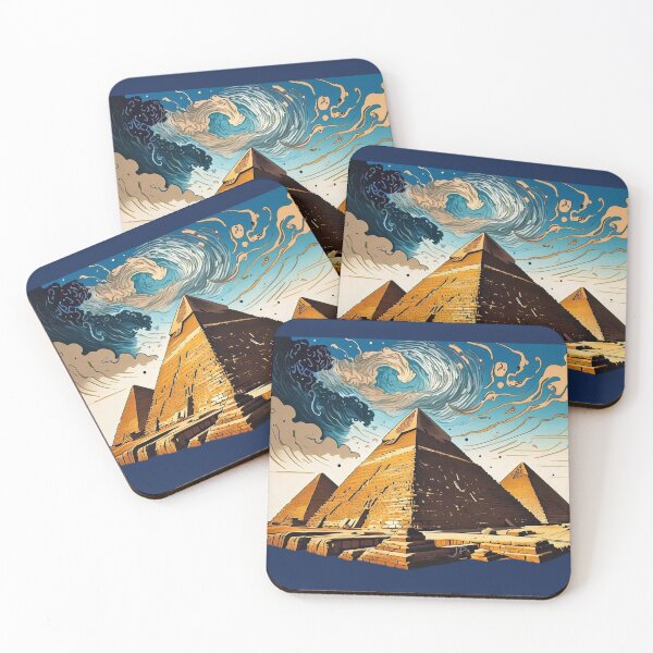Item preview, Katsushika Hosukai The Great Pyramid of Giza, Egypt designed and sold by Jese345.