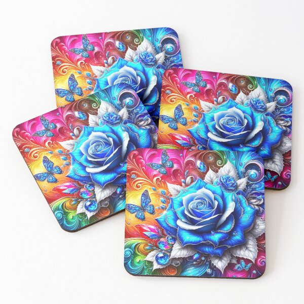 Item preview, Blue White Rose designed and sold by connie campbell.