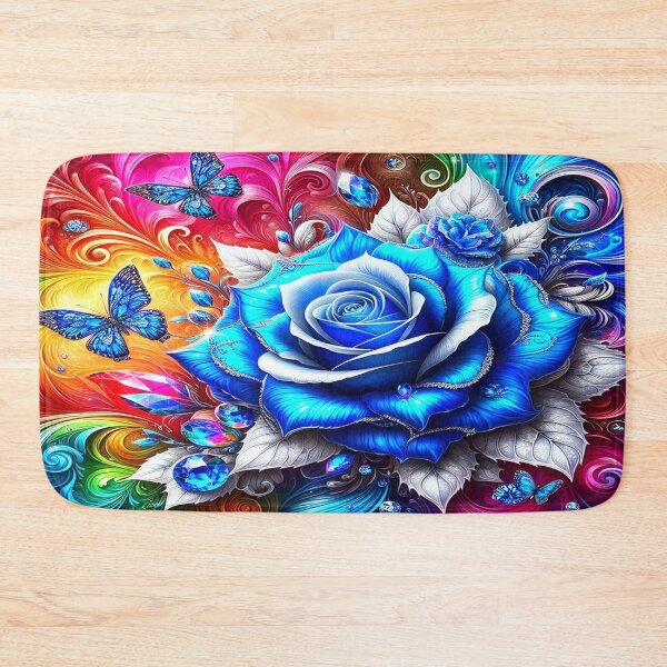 Item preview, Blue White Rose designed and sold by connie campbell.