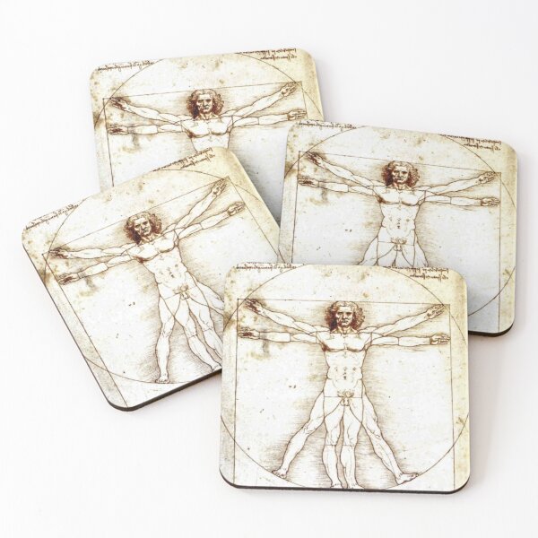 Item preview, Vitruvian Man by Leonardo Da Vinci designed and sold by jamiestarr.