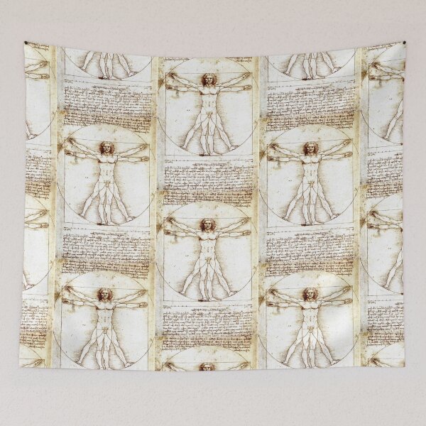 Item preview, Vitruvian Man by Leonardo Da Vinci designed and sold by jamiestarr.