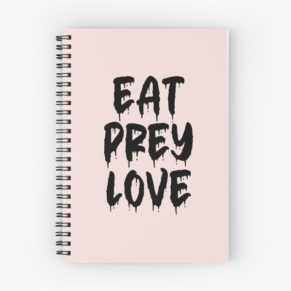 Item preview, BLACK ON PINK EAT PREY LOVE BLOOD DRIP designed and sold by RomeArtCo.