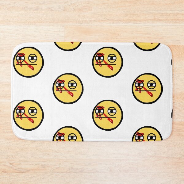 Item preview, Bloodstained Squinty Eyed Emoji (digital) designed and sold by Stag Art Studios.