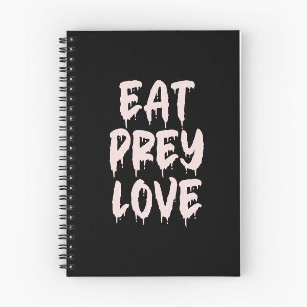 Item preview, PINK ON BLACK EAT PREY LOVE BLOOD DRIP designed and sold by RomeArtCo.