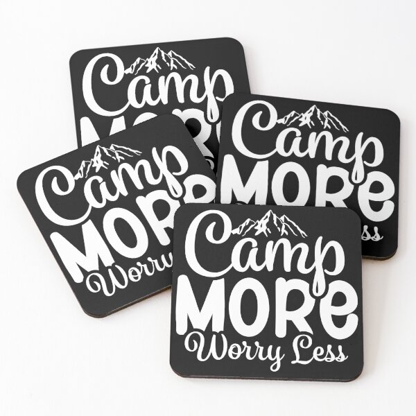 Item preview, Camp More Worry Less designed and sold by PistachioCream.