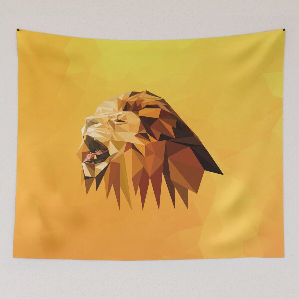 Aperçu de l'œuvre Un lion lowpoly créée et vendue par nestorajg.