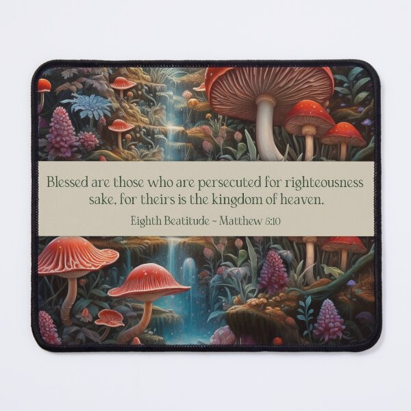Item preview, Eighth Beatitude Matthew 5:10 (The Beatitudes from Sermon on The Mount) designed and sold by WideIsTheGate.
