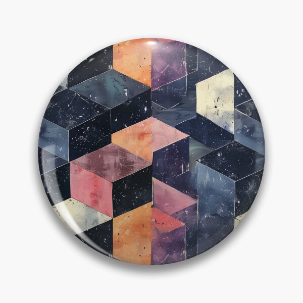 Item preview, Galactic Painted Cuboidal designed and sold by KootenayDesigns.