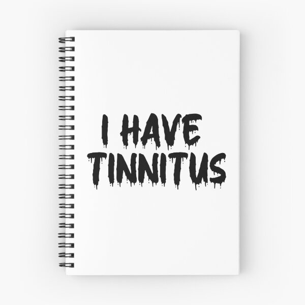 Item preview, BLACK ON WHITE I HAVE TINNITUS BLOOD DRIP designed and sold by RomeArtCo.