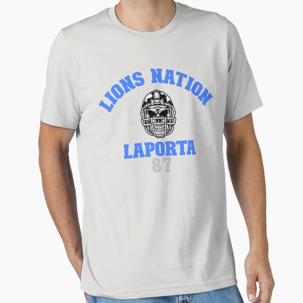 Item preview, Lions Nation LaPorta #87 Detroit t shirt designed and sold by BCraftTee.