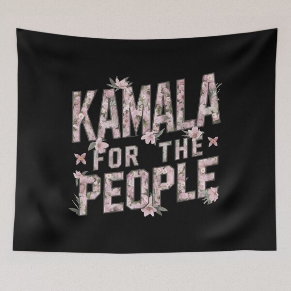 Item preview, Kamala Harris For The People Flowers designed and sold by PlanetMarker.