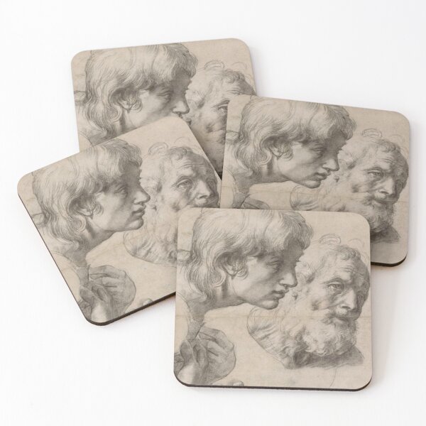 Item preview, Raphael portaits in carcoal on paper. designed and sold by jamiestarr.