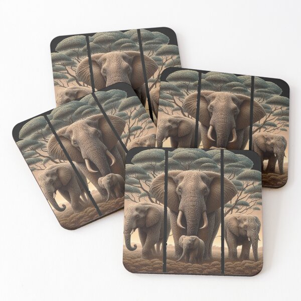 Item preview, Elephant Family designed and sold by Foxlindesigns.