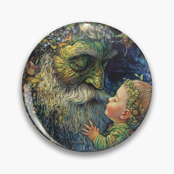 Item preview, The Green Man New Life Embrace designed and sold by Ellimade.