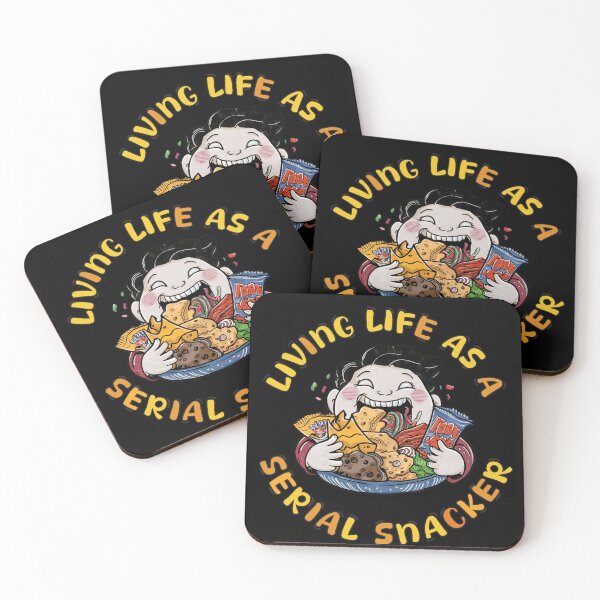 Item preview, Living Life as a Serial Snacker designed and sold by ThreeftlyPicks.