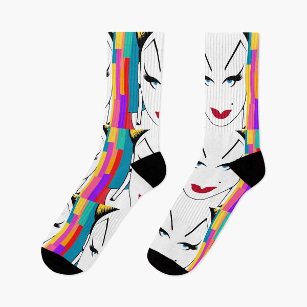 Item preview, Divine Drag Queen Cartoon PopArt Drawing designed and sold by Henrylizarraga.