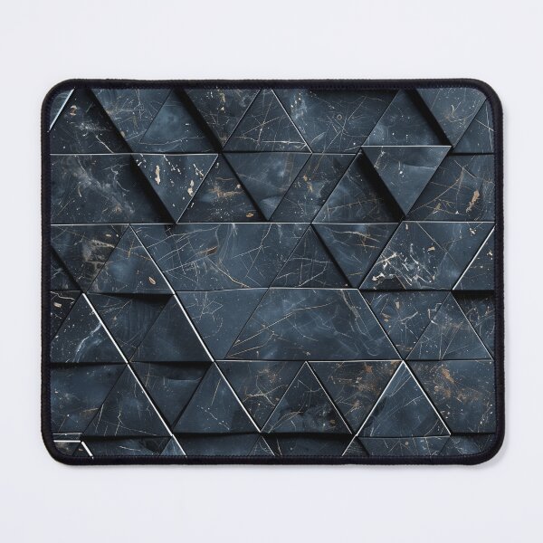 Item preview, Nero Marquina Marble Geometric designed and sold by KootenayDesigns.