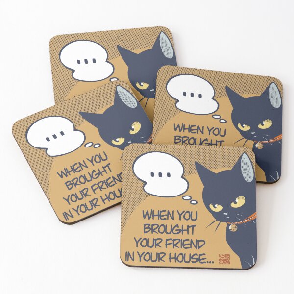 Item preview, Suspicious Cat designed and sold by BATKEI ART.