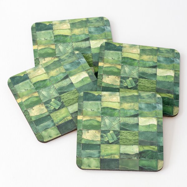 Item preview, Pattern Green Cuboidal Landscape designed and sold by KootenayDesigns.