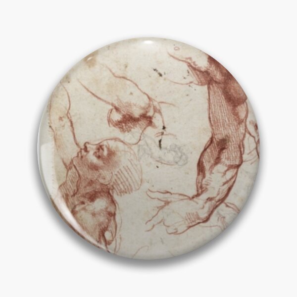 Item preview, Michelangelo Anatomy on primed paper. designed and sold by jamiestarr.
