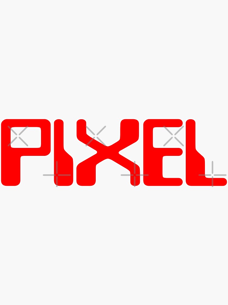 Thumbnail 3 of 3, Sticker, "PIXEL" the old famous greek computer magazine logo designed and sold by djspacegr.