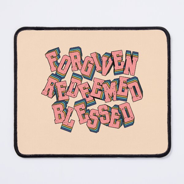 Item preview, Retro Forgiven Redemed Blessed, Bible Verse Quote, Inspirational  Christian Woman Design designed and sold by mattlee20.