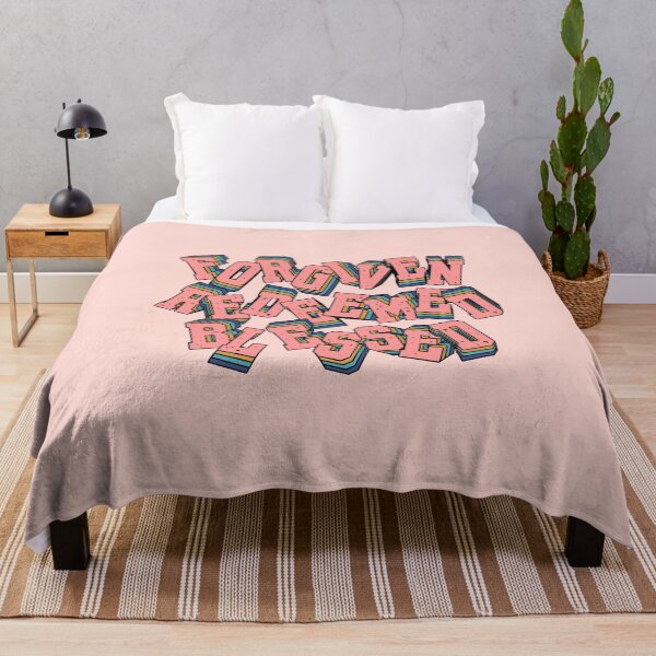 Item preview, Retro Forgiven Redemed Blessed, Bible Verse Quote, Inspirational  Christian Woman Design designed and sold by mattlee20.