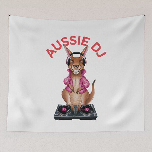Item preview, Funny Aussie Kangaroo Playing Records designed and sold by paulo silveira.