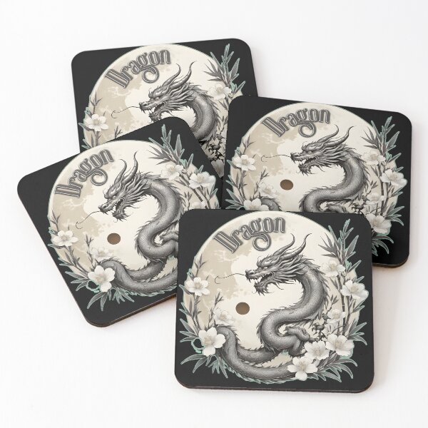 Item preview, dragon and moon designed and sold by Mathlouthi-Isam.