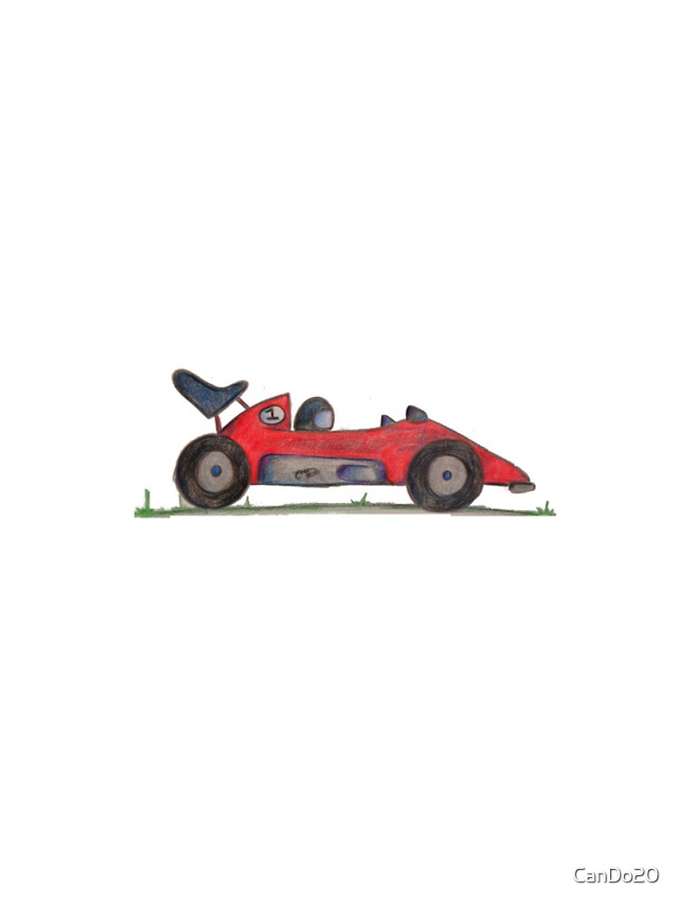 Thumbnail 4 of 4, iPhone Case, Fun Red Racing Car designed and sold by CanDo20.