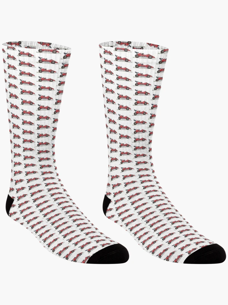 Thumbnail 3 of 5, Socks, Fun Red Racing Car designed and sold by CanDo20.