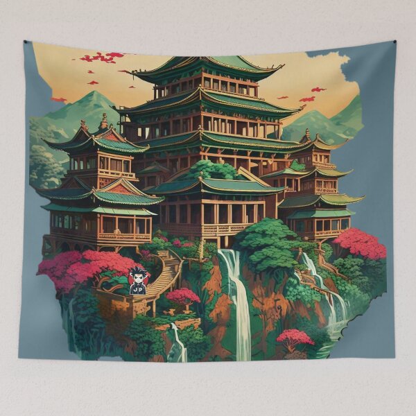 Item preview, Katsushika Hosukai The Hanging Gardens of Babylon designed and sold by Jese345.