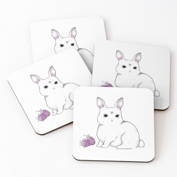 Item preview, Cute Grumpy Rabbit designed and sold by WhimsicalTale.