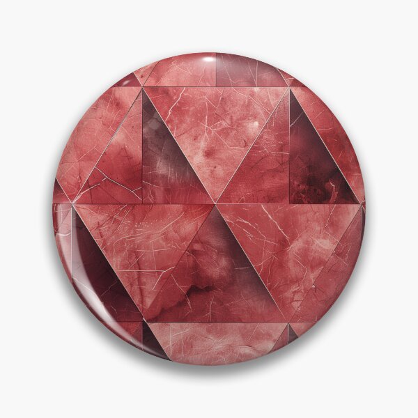 Item preview, Red Marble Geometric designed and sold by KootenayDesigns.