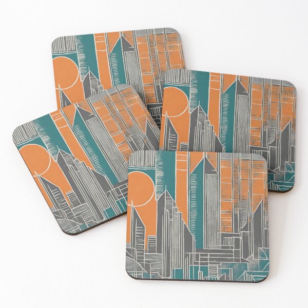 Item preview, Abstract Cityscape designed and sold by MolnFabrik.