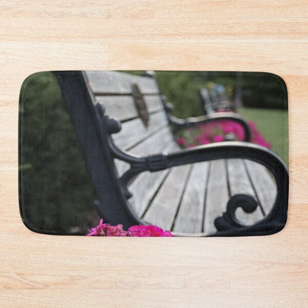 Item preview, Pink Flowers and Park Bench designed and sold by passion4photos.