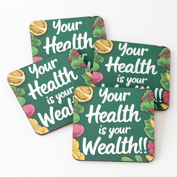 Item preview, Your Health Is Your Wealth!  designed and sold by Scorpion Creative.