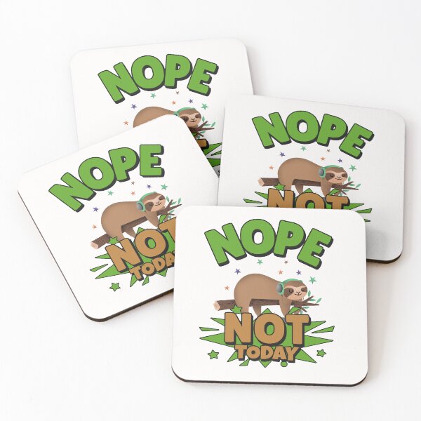 Item preview, Not Today Sloth Lover designed and sold by Sartoris Art.