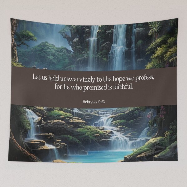 Item preview, He who promised Hebrews 10:23  (Hope Series) designed and sold by WideIsTheGate.