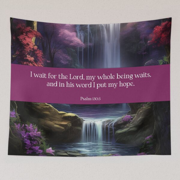 Item preview, I wait for the Lord Psalm 130:6 (Hope Series) designed and sold by WideIsTheGate.