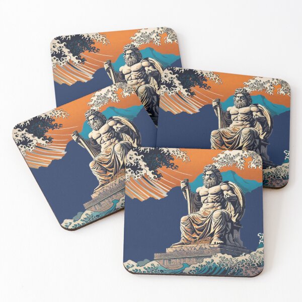 Item preview, Katsushika Hosukai The Statue of Zeus at Olympia designed and sold by Jese345.